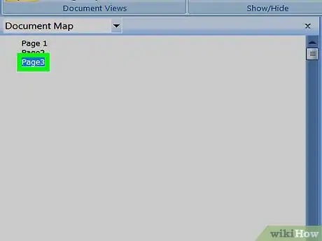 Imagen titulada Rearrange Pages in Word Step 7