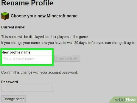 Imagen titulada Change Your Minecraft Username Step 9