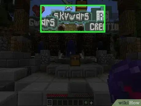 Imagen titulada Play Skywars in Minecraft Step 1