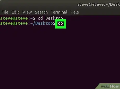 Imagen titulada Copy Files in Linux Step 3