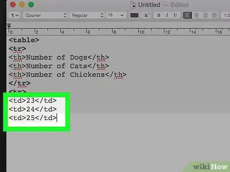Imagen titulada Create a Table in HTML Step 9