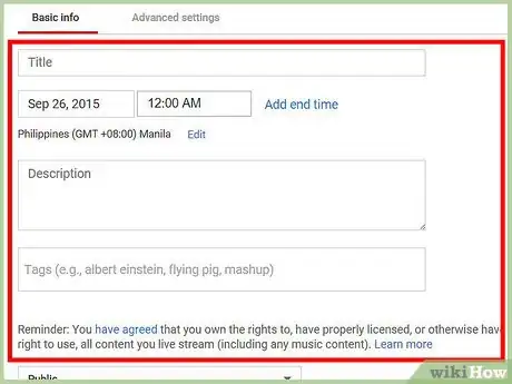 Imagen titulada Broadcast Live on YouTube Step 8