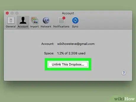 Imagen titulada Log Out on Dropbox on PC or Mac Step 3
