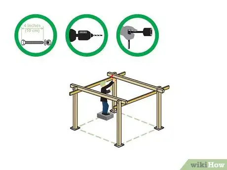 Imagen titulada Build a Pergola Step 19