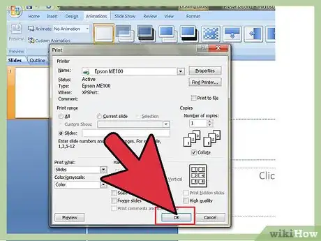 Imagen titulada Print a PowerPoint Presentation Step 10
