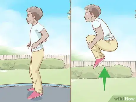 Imagen titulada Do Trampoline Tricks Step 1