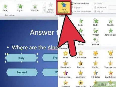 Imagen titulada Make a Who Wants to Be a Millionaire Game Using PowerPoint Step 7