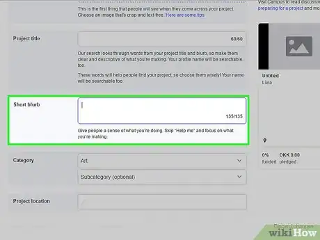 Imagen titulada Start a Project on Kickstarter Step 4