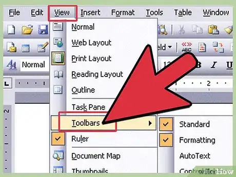Imagen titulada Add Toolbars to Microsoft Word Step 1