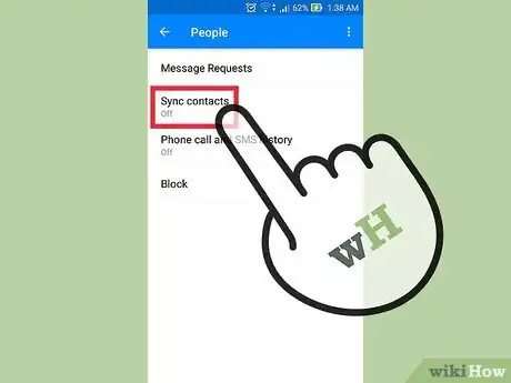 Imagen titulada Sync Contacts with Facebook Messenger Step 2