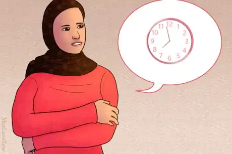 Imagen titulada Hijabi Woman Discusses Time.png