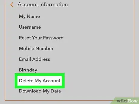 Imagen titulada Change Your Snapchat User Name Step 7