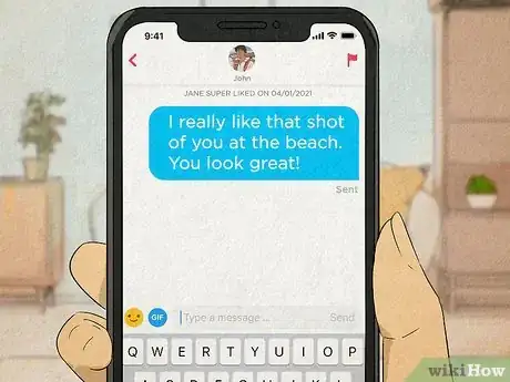 Imagen titulada Respond to a Super Like on Tinder Step 7
