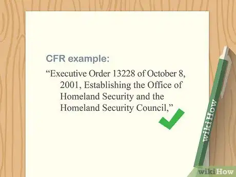Imagen titulada Cite Executive Orders Step 13