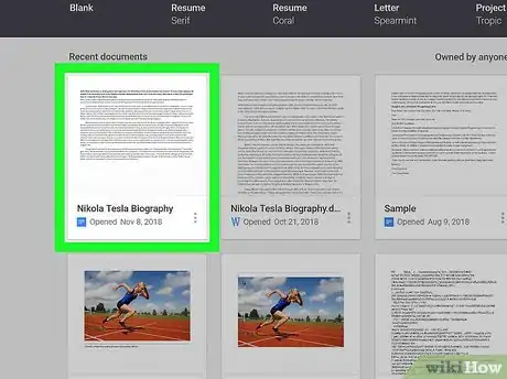 Imagen titulada Create a Desktop Shortcut for Google Docs on PC or Mac Step 3