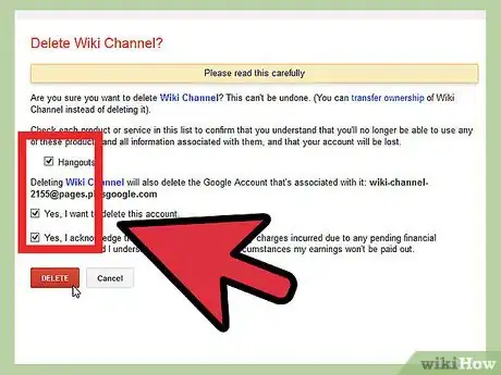 Imagen titulada Delete a YouTube Account Step 15