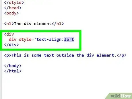 Imagen titulada Align Something in HTML Step 3