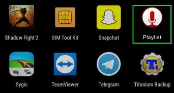 añadir un acceso directo a una lista de reproducción en Android
