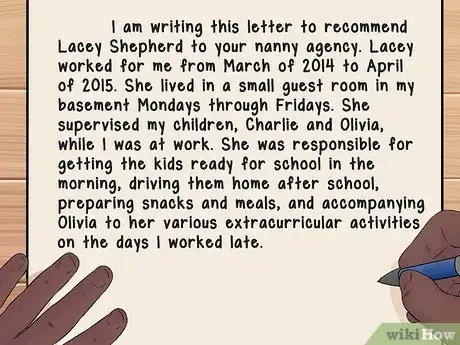 Imagen titulada Write a Letter of Recommendation for a Nanny Step 3