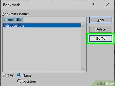 Imagen titulada Add a Bookmark in Microsoft Word Step 12