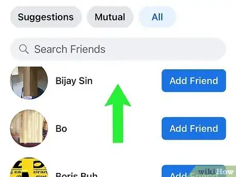 Imagen titulada Get Mutual Friends on Facebook Step 8