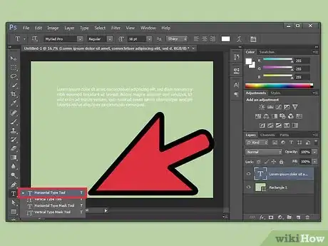 Imagen titulada Justify Text in Photoshop Step 4