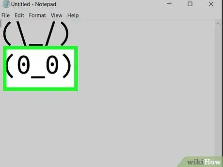 Imagen titulada Make a Bunny by Typing Characters on Your Keyboard Step 6