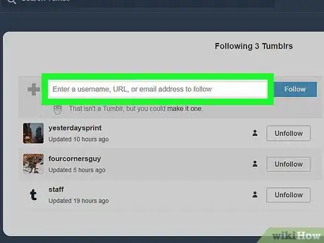 Imagen titulada Find People on Tumblr Step 10