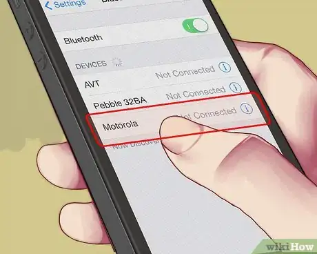 Imagen titulada Pair a Motorola Bluetooth Step 5