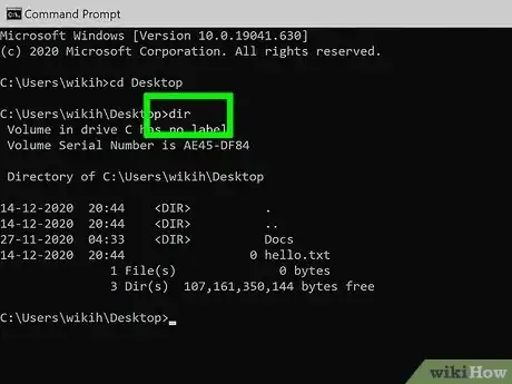 Imagen titulada Create and Delete Files and Directories from Windows Command Prompt Step 17