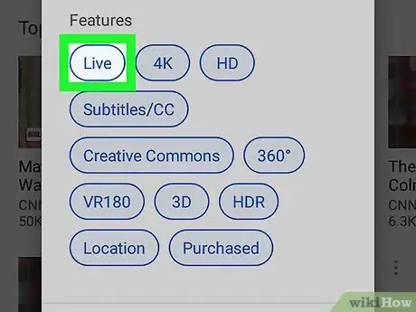 Imagen titulada Find Live Streams on YouTube Step 5