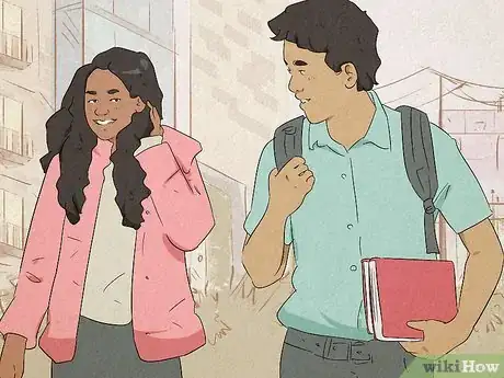 Imagen titulada Tell if an Introverted Girl Likes You Step 1