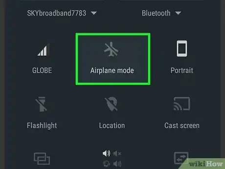 Imagen titulada Put an Android Phone Into Airplane Mode Step 2