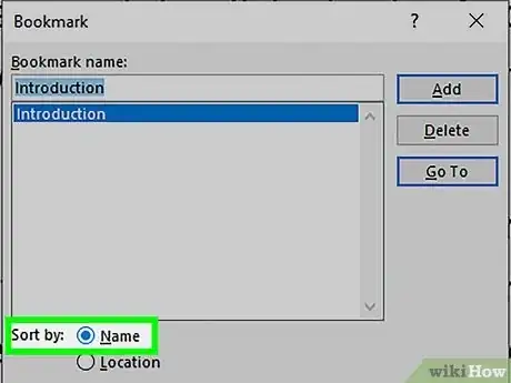 Imagen titulada Add a Bookmark in Microsoft Word Step 10