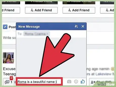 Imagen titulada Start a Conversation with a Girl on Facebook Step 6