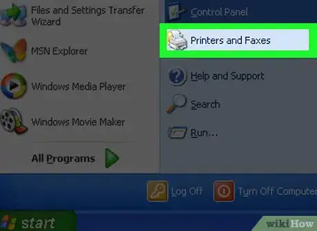 Imagen titulada Add a Network Printer in Windows XP Step 1