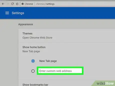 Imagen titulada Change Your Homepage on Chrome Step 6