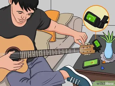 Imagen titulada Adjust Acoustic Guitar Intonation Step 1