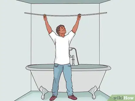 Imagen titulada Install a Curved Shower Rod Step 5