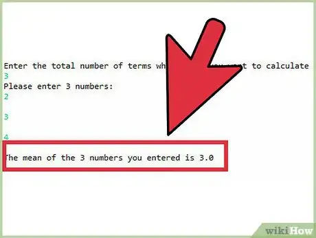 Imagen titulada Write a Program in Java to Calculate the Mean Step 4