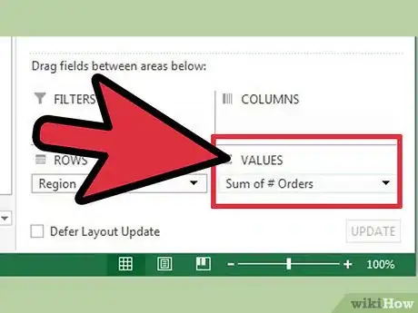 Imagen titulada Create Pivot Tables in Excel Step 8