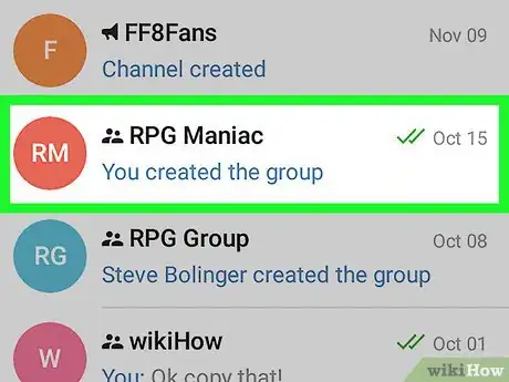 Imagen titulada Invite Someone to a Group on Telegram on Android Step 2