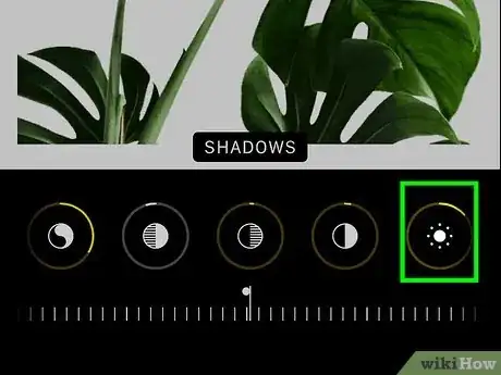 Imagen titulada Adjust the Shadows of a Photo Using the iPhone Photos App Step 5
