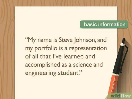 Imagen titulada Write a Portfolio Introduction Step 1