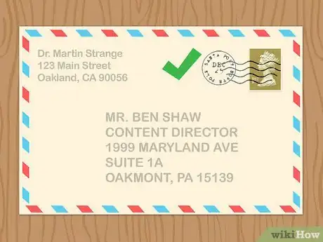 Imagen titulada Address Christmas Card Envelopes Step 4