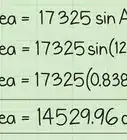 calcular el área de un triángulo