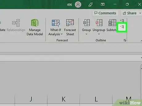 Imagen titulada Collapse Columns in Excel Step 6