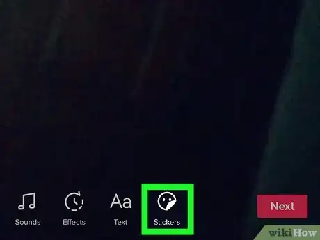 Imagen titulada Add Stickers to TikTok Videos on iPhone or iPad Step 4