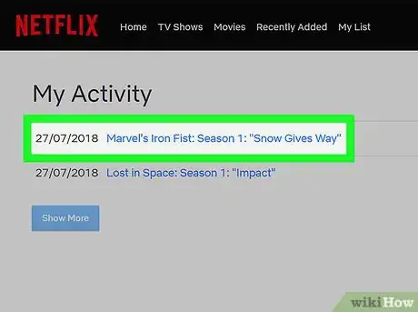 Imagen titulada Delete Recently Watched Movies or Shows on Netflix Step 6