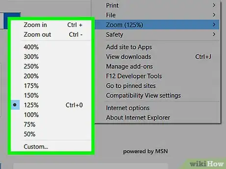 Imagen titulada Zoom in Internet Explorer Step 7